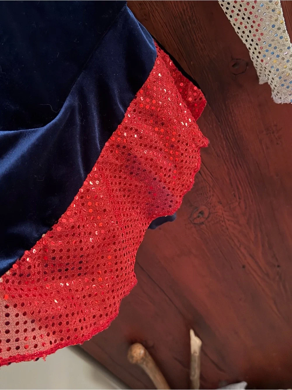 Sparkling Red, White & Blue  Sequin Figure Skating / Gymnastics Dress 🇺🇸⛸️